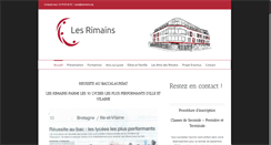 Desktop Screenshot of lesrimains.org