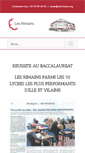 Mobile Screenshot of lesrimains.org